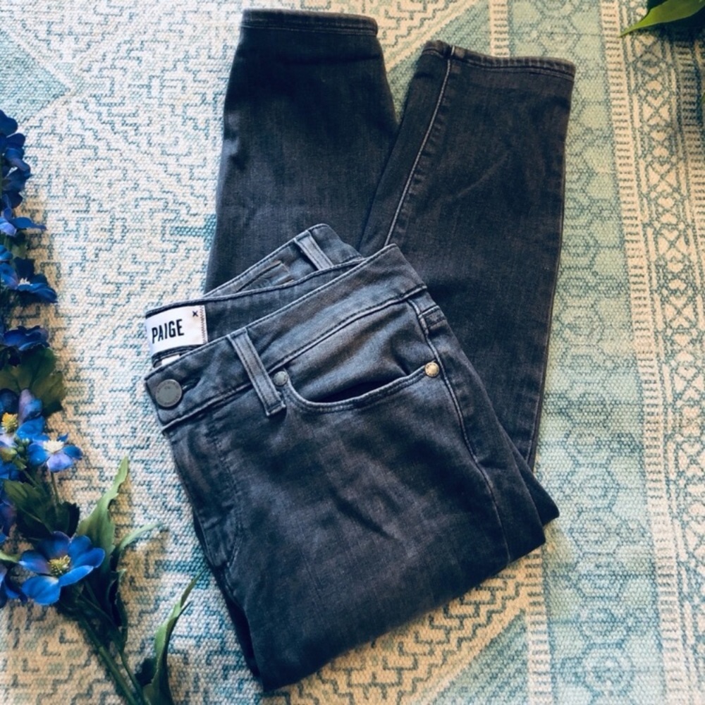 🔥 NWOT Trendy Grey Paige Ultra Skinny Verdugo 28”